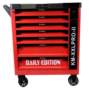 Servante d’Atelier KM-XXL Pro II - 257 Outils, 7 Tiroirs
