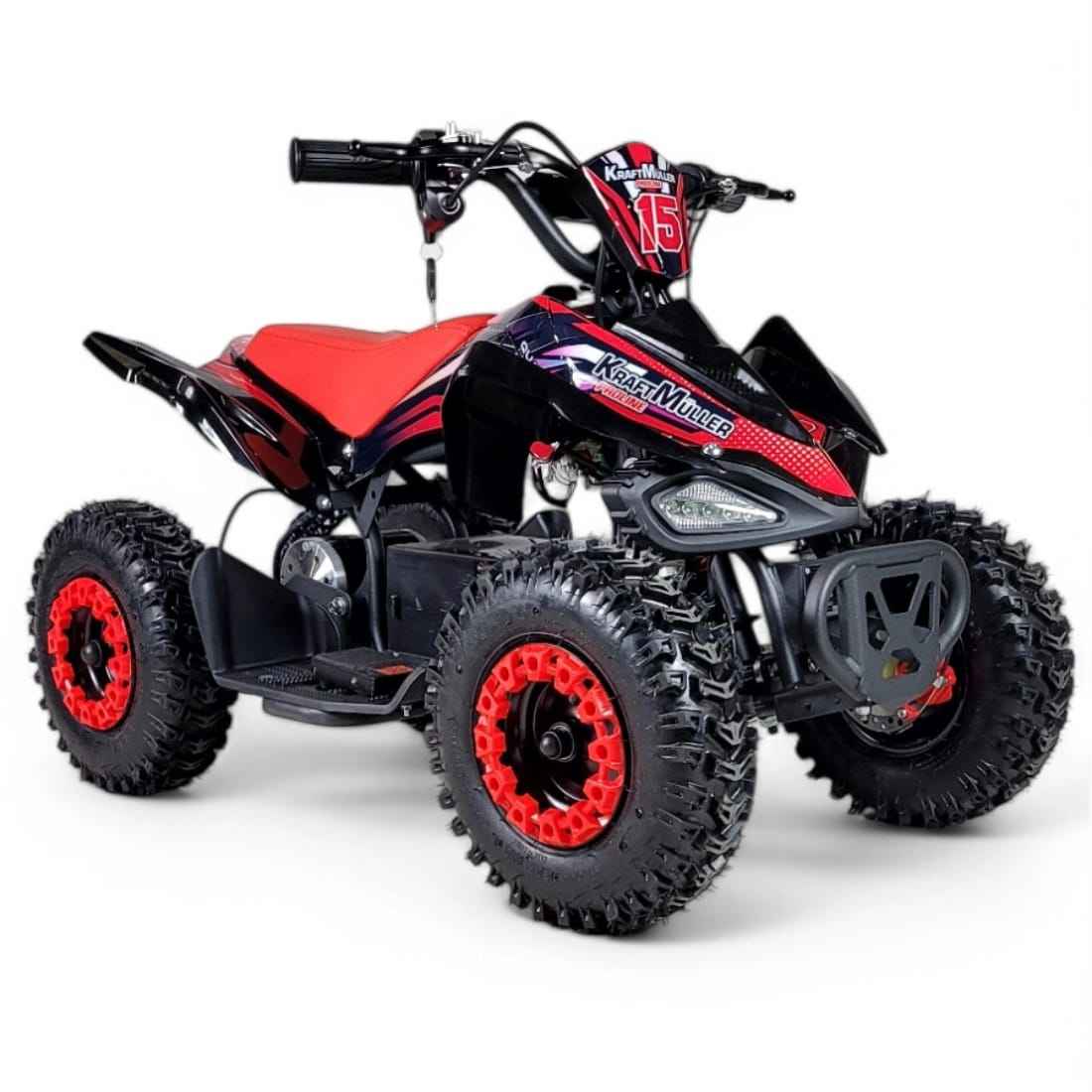 Mini Quad Électrique Raptor 1000W 36V Rouge