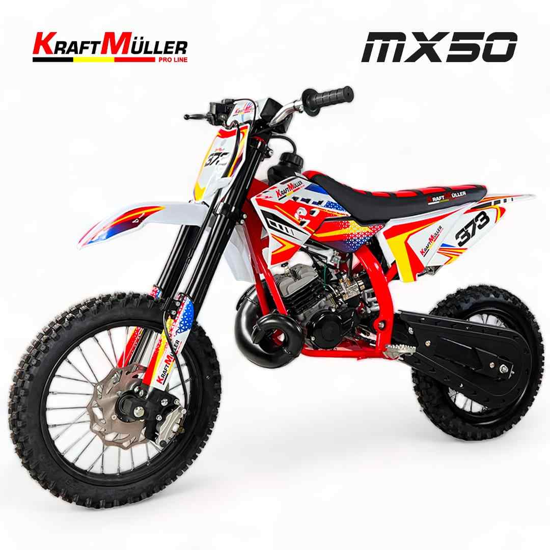 Motocross MX50 ITALJET 50cc Renforcé Replica 12/10 Rouge
