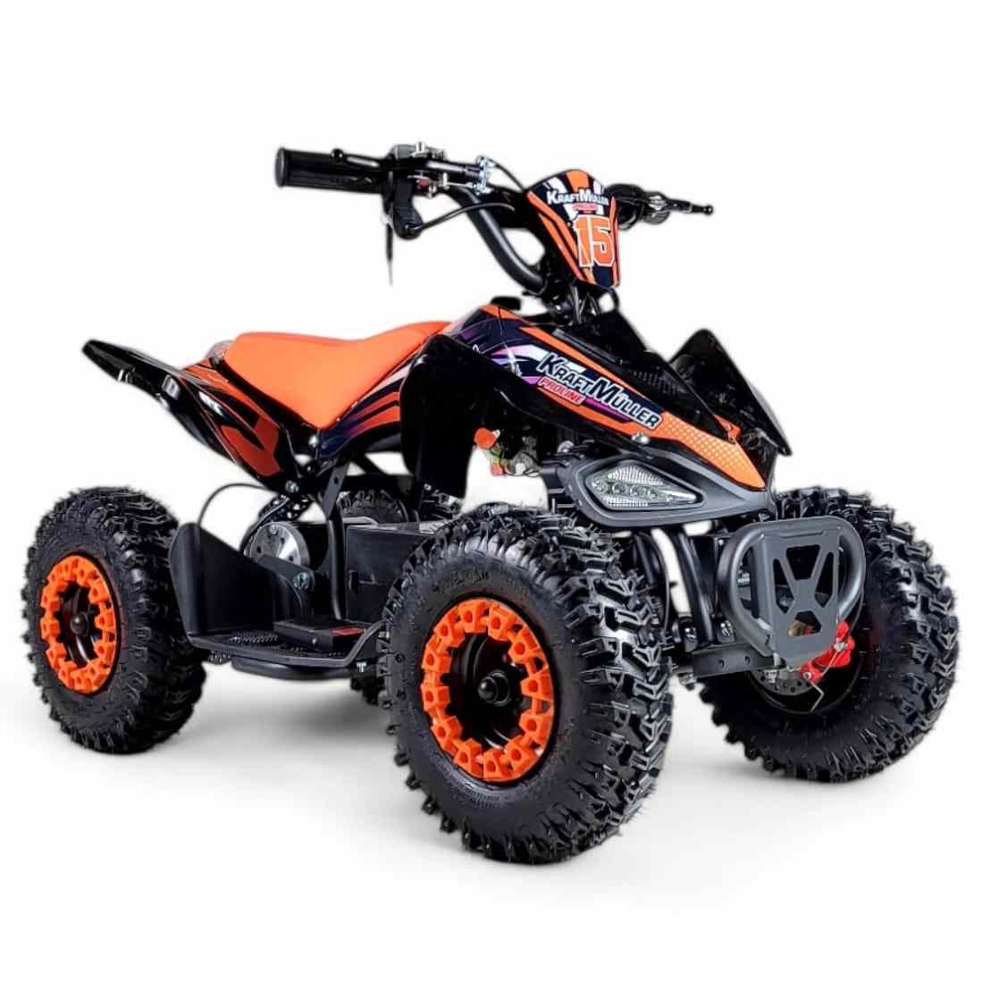 Mini Quad Électrique Raptor 1000W 36V Orange – Image 4