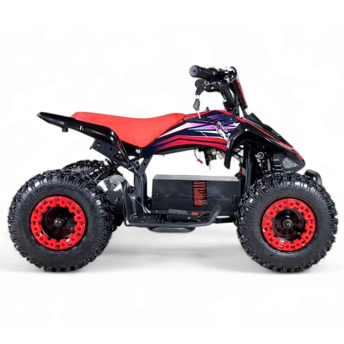 Mini Quad Électrique Raptor 1000W 36V Rouge