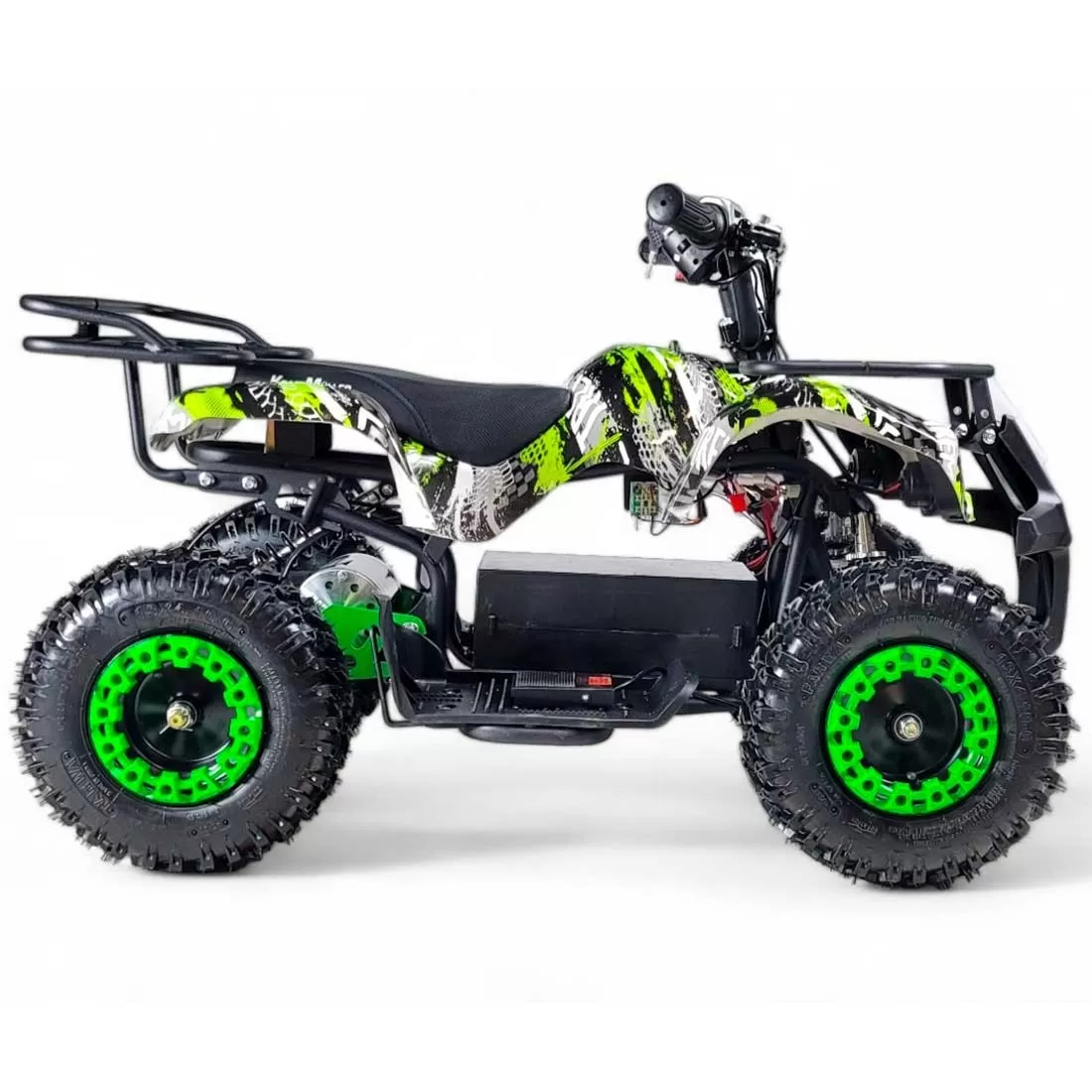 Quad Bigfoot kraftmuller 1000w 36V Électrique Vert – Image 5