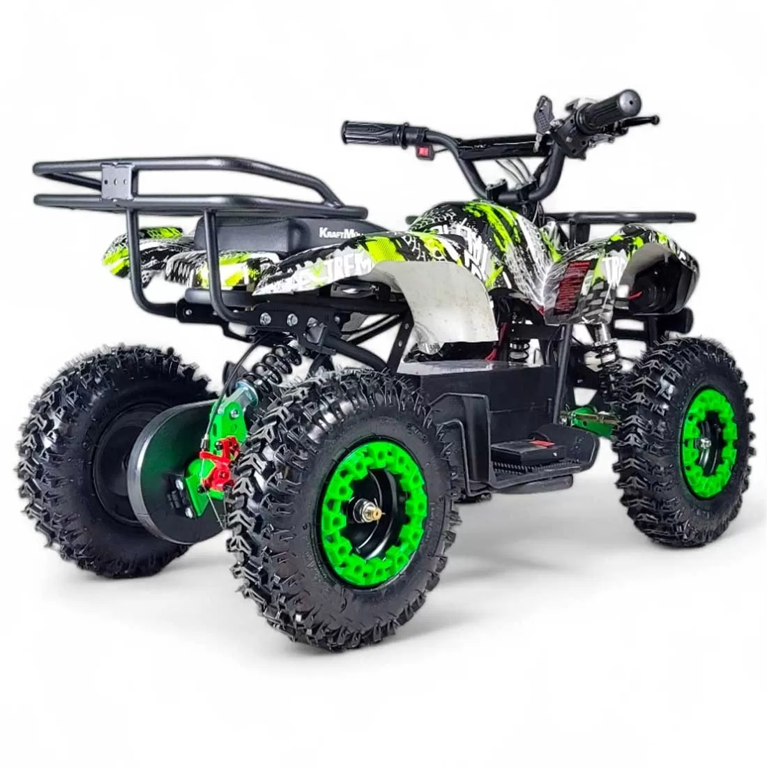 Quad Bigfoot kraftmuller 1000w 36V Électrique Vert – Image 6