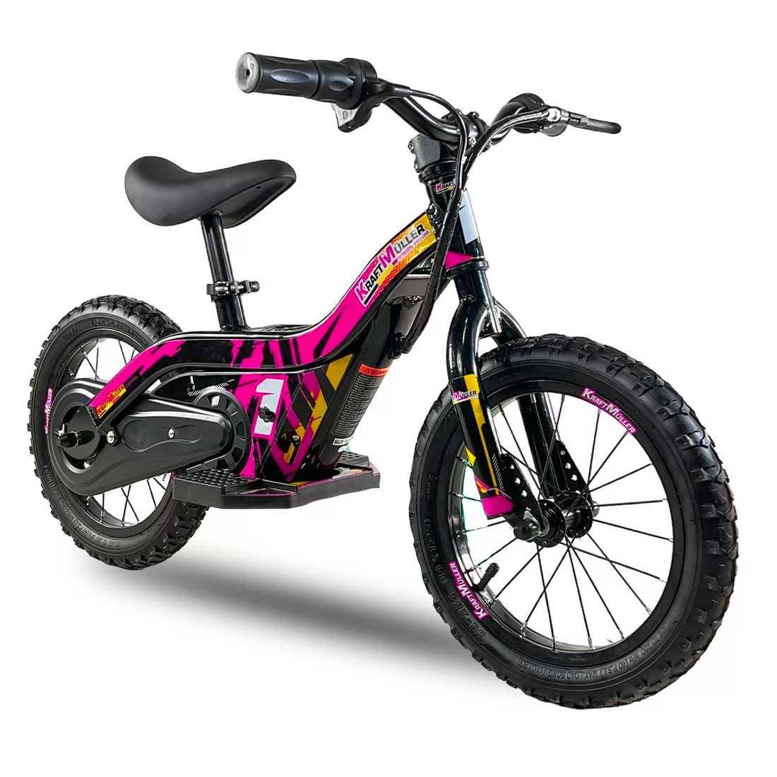 Draisienne Électrique Kraftmuller 14” pour Enfant Rose