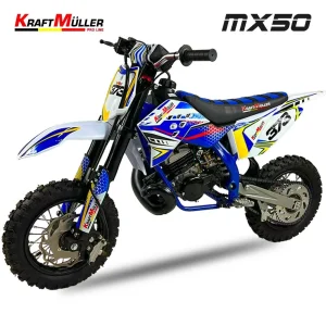 Motocross MX50 ITALJET 50cc Renforcé Replica 12/10 BLEU