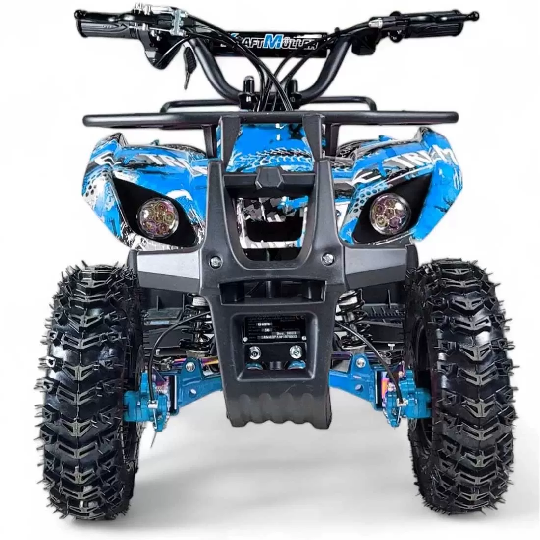 Quad Bigfoot 1000w 36V Électrique bleu kraftmuller – Image 2