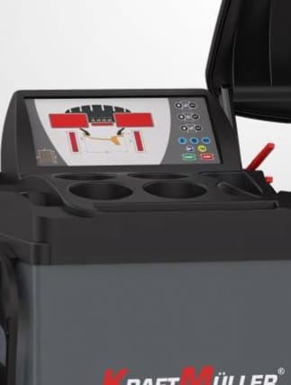 Equilibreuse de roues professionnelle Kraftmuller de 10 pouces a 24 pouces – Image 3