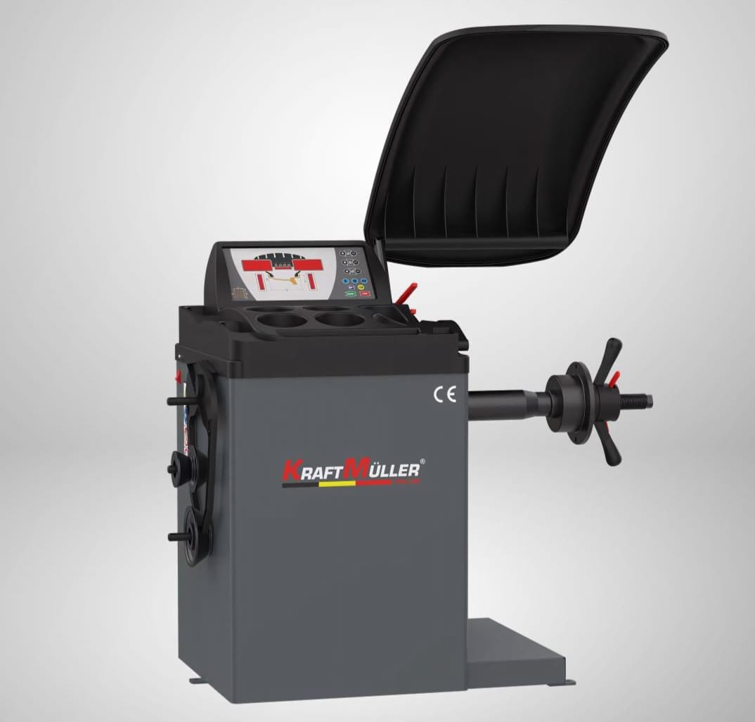 Equilibreuse de roues professionnelle Kraftmuller de 10 pouces a 24 pouces